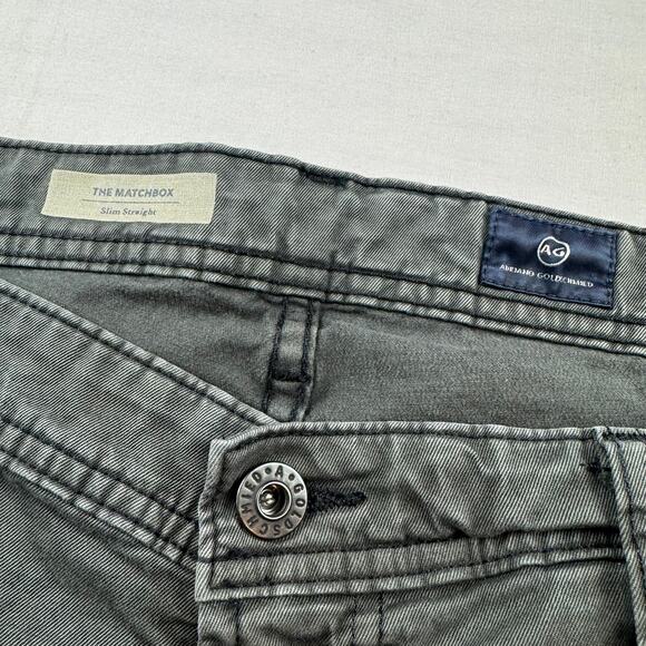 AG Adriano Goldschmied Matchbox Slim Straight Jeans 38x33 - Picture 5 of 9